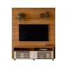 Estante Frizz Prestige para TV de até 75 polegadas - Nature/Off White - Madetec - 2