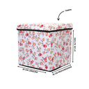 Ver imagem 5 de Puff Baú Organibox 36x39x36 Estampa Corujinha