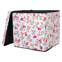 Ver imagem 3 de Puff Baú Organibox 36x39x36 Estampa Corujinha