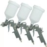 Kit 3 Pistolas Pintura Gravidade Convencional Profissional 3 Bicos 1,2 1,5 1,8mm Importway IWPPG-3B - 1