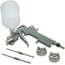 Ver imagem 2 de Kit 3 Pistolas Pintura Gravidade Convencional Profissional 3 Bicos 1,2 1,5 1,8mm Importway IWPPG-3B