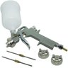 Kit 3 Pistolas Pintura Gravidade Convencional Profissional 3 Bicos 1,2 1,5 1,8mm Importway IWPPG-3B - 2