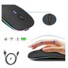 Mouse sem Fio H'maston Bluetooth Usb Recarregável com Led - 10