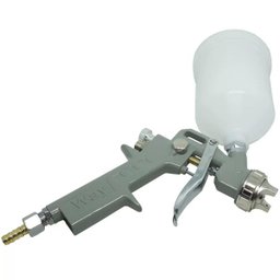 Pistola Pintura Gravidade Convencional Profissional Bico 1,5mm Caneca 600ml Importway IWPPG-1B - 4