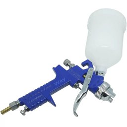 Kit 3 Pistola Pintura Gravidade Profissional HVLP Bico 1,4mm Caneca 600ml Importway IWPPHVLP-1B - 4