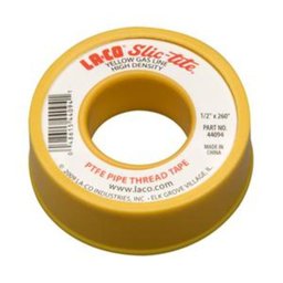Fita Veda Rosca com Teflon LA-CO SLIC TITE 12mm X 6,6m Amarelo 44094 - 1