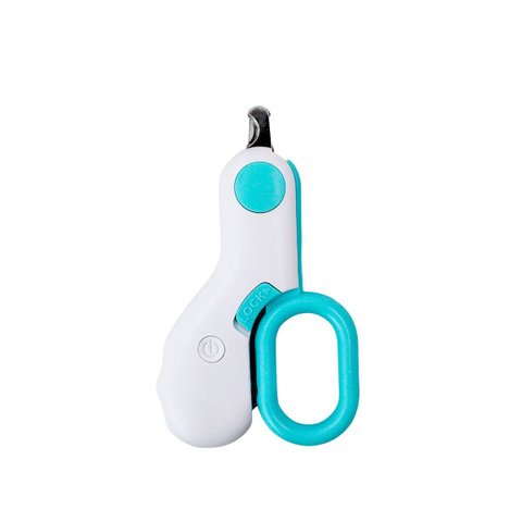 Mini Cortador de Unha Pet Alicate com Lanterna Cachorro Gato:azul