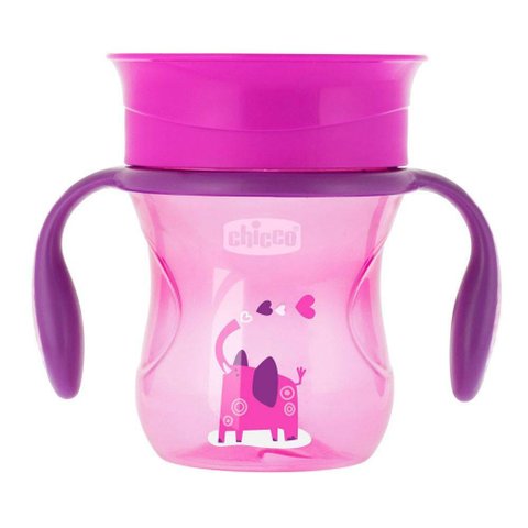 Copo De Treinamento - 360 Perfect Cup - 200 Ml - Rosa - Chicco