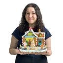 Ver imagem 7 de Vila Natalina Enfeite Loja Brinquedos Papai Noel Arvore Biscoito Decoracao Mesa Estante Sala Casa Ce