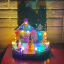 Ver imagem 6 de Vila Natalina Enfeite Loja Brinquedos Papai Noel Arvore Biscoito Decoracao Mesa Estante Sala Casa Ce