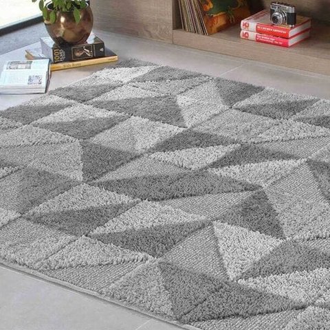 Tapete para Sala Quarto 100cm x 150cm Jazz Des. 06 – Alto e Baixo Relevo