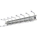 Ver imagem 7 de Conjunto 3 Cabides Porta Gravatas Deslizante Natus Gancho Multiuso Porta Cinto Cromado 30cm