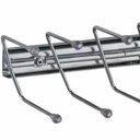 Ver imagem 2 de Conjunto 3 Cabides Porta Gravatas Deslizante Natus Gancho Multiuso Porta Cinto Cromado 30cm