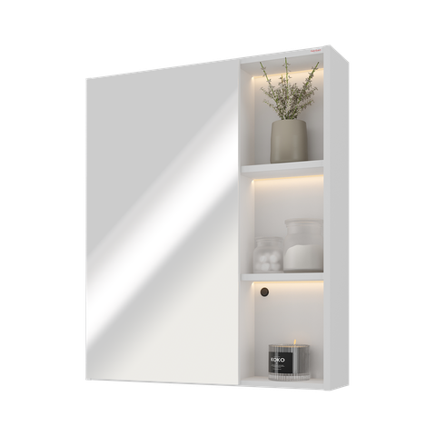 Espelheira Sophia 66cm LED - Fabribam Branco