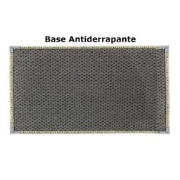 Tapete Sisal Sala 2,00 x 3,00 Antiderrapante Preto S-491 - 2