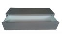 Ver imagem 2 de Aparador Suspenso com Uma Gaveta Off White 90x25x10