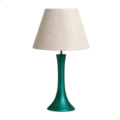 Abajur Grande para Decoração de Sala Paris Verde Éden