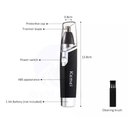 Ver imagem 3 de Aparador de Pelos Recarregável Km-6512 com Lâmina Inox