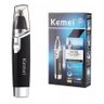 Aparador de Pelos Recarregável Km-6512 com Lâmina Inox - 2