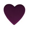 Puff Decorativo Coração para Sala de Estar Recepção Quarto Salão Roxo Dimazza Móveis - Púrpura - 3
