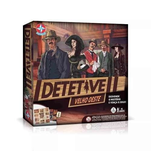 Jogo de tabuleiro detetive estrela mistério investigação - Jogos