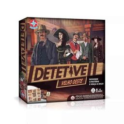 Jogo De Tabuleiro Detetive Velho Oeste Estrela + Nfe - 1