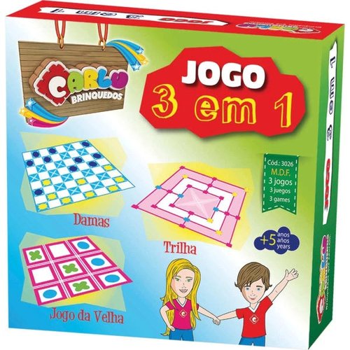 Jogo 5x1 - Conjunto Contendo Cinco Jogos