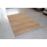Tapete Feito À Mão Sisal Tiras Juta Algodão Chindy Bege 1,00 x 1,50M - 3