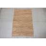 Tapete Feito À Mão Sisal Tiras Juta Algodão Chindy Bege 1,00 x 1,50M - 5