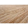 Tapete Feito À Mão Sisal Tiras Juta Algodão Chindy Bege 1,00 x 1,50M - 4