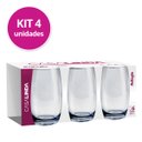 Ver imagem 2 de Kit 4 Jogos Copos Vidro Bellagio Transparente 450ml