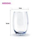 Ver imagem 5 de Kit 4 Jogos Copos Vidro Bellagio Transparente 450ml