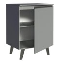 Ver mais imagens de Balcão de Cozinha 60cm 1 Porta com Pés Nice Madesa