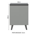 Ver imagem 3 de Balcão de Cozinha 60cm 1 Porta com Pés Nice Madesa