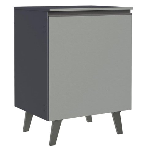 Balcão de Cozinha 60cm 1 Porta com Pés Nice Madesa
