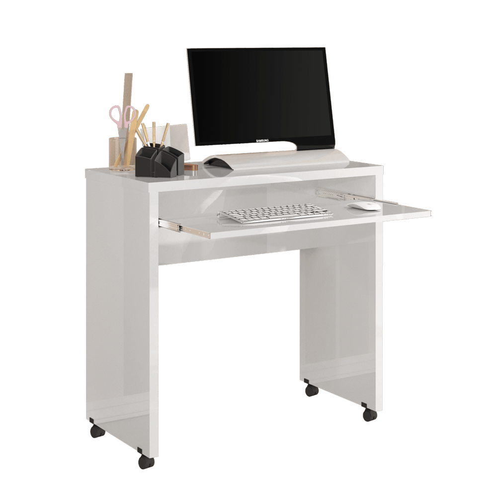 Escrivaninha Mesa para Computador 6066 Branco - 2