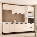 Ver imagem 1 de Armário de Cozinha Modulada Completa 5 Peças 270cm sem Tampo 250055 Meena Politorno Móveis