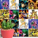 Ver imagem 1 de Papel de Parede Autoadesivo Cavaleiros do Zodíaco