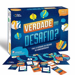 Jogo de Tabuleiro Verdade ou Desafio - Pais e Filhos - 1