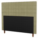 Ver imagem 1 de Cabeceira Cama Box Casal Queen Size Parisis 160cm Linho Bege - Abmaza
