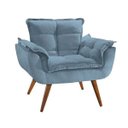 Ver imagem 2 de Kit 2 Poltronas Decorativa Opala Suede