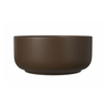 Cuba Redonda de Apoio 30cm Marrom Fosco - Deca - 3