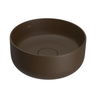 Cuba Redonda de Apoio 30cm Marrom Fosco - Deca - 1
