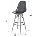 Ver imagem 4 de Banqueta Estofada Base Madeira OR Design