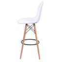 Ver imagem 3 de Banqueta Estofada Base Madeira Or Design