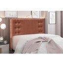 Ver imagem 1 de Cabeceira Cama Box Solteiro 90 Cm Gênova Veludo S04 - D'Rossi