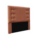 Ver imagem 2 de Cabeceira Cama Box Solteiro 90 Cm Gênova Veludo S04 - D'Rossi