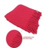 Manta para Sofá em Algodão Vermelha Gigante 2,40x1,80 - 4