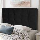 Ver imagem 4 de Cabeceira Estofada Box Casal King Size 195cm Corino Preto