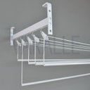 Ver imagem 2 de Varal de 7 Varetas Individuais - 1,20 Metro - Varal 5 Varetas + Extensor 2 varetas